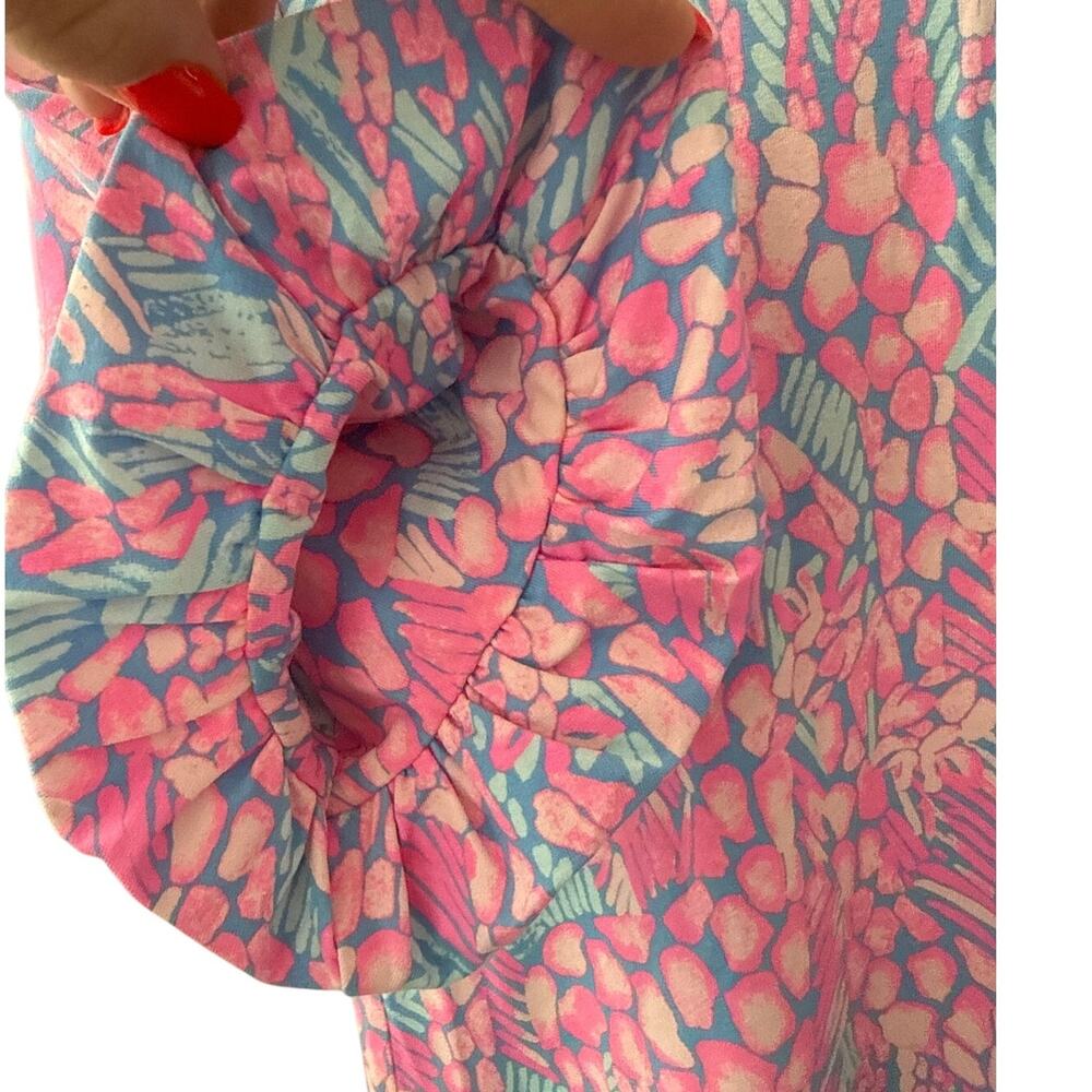Lilly Pulitzer Britton Dress Pink Sorbet High Altitude Engineered Dress Sz Small - Picture 7 of 10